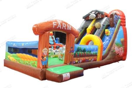 WSS-281 Inflatable Farm Slide