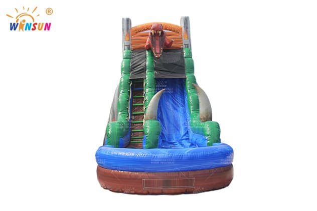 inflatable jurassic rush water slide wss364 3