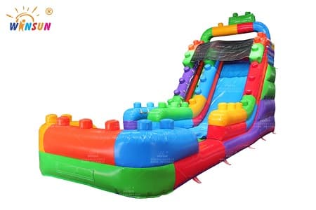 WSS-365 Inflatable Lego Water Slide