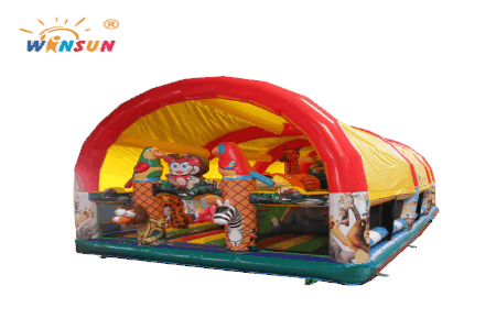 WSL-093 Inflatable Madagascar Fun City With Tent