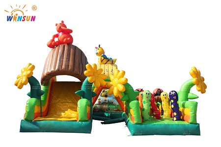 WSP-357 Inflatable Obstacle Course With Ustructure