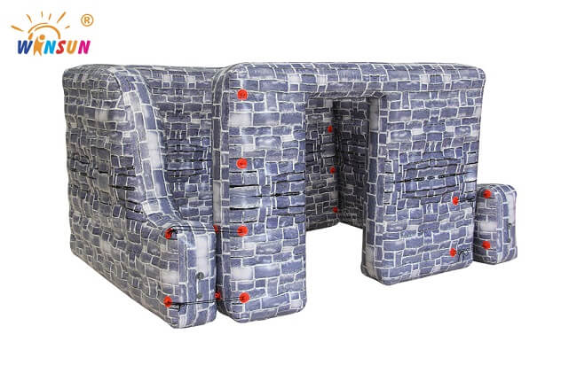 outdoor inflatable paintball bunkers