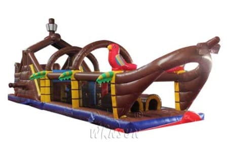 WSP-282 Inflatable Pirate Ship Obstacle Course