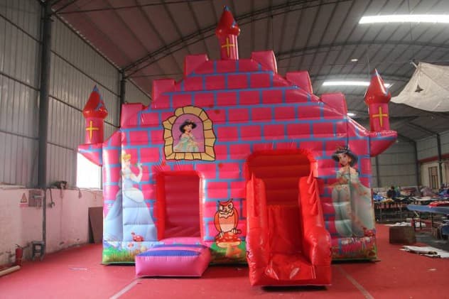 commercial inflatable princess jumping castle