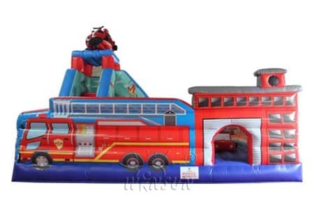 WSC-328 Inflatable Rescue Heroes Moonwalk