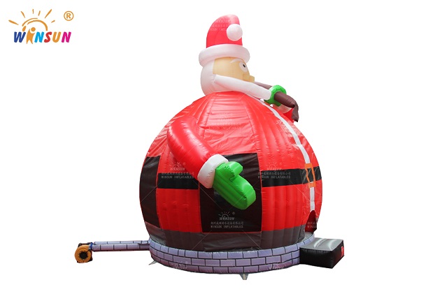 inflatable santa bounce house wsc406 3