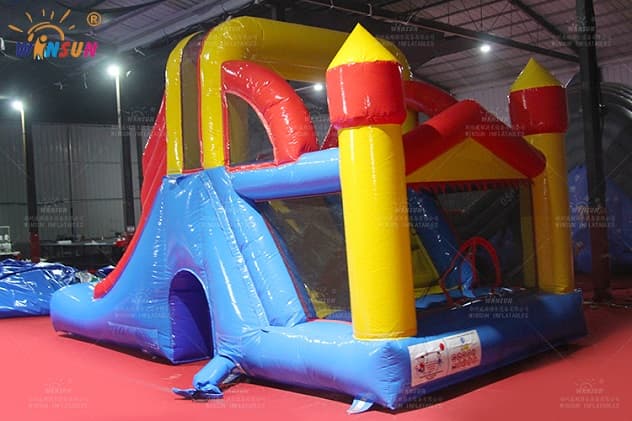 inflatable slide with jumping castle wss306 3
