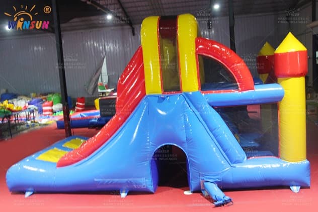 inflatable slide with jumping castle wss306 4