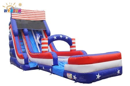 WSS-349 Inflatable Water Slide Stars And Stripes