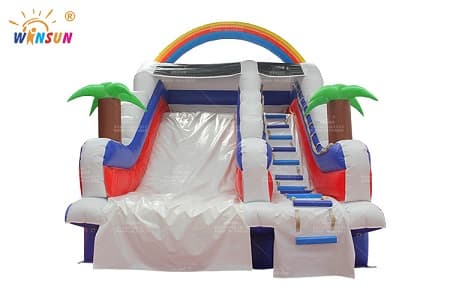 WSS-367 Inflatable Water Slide With Air-sealed Pool
