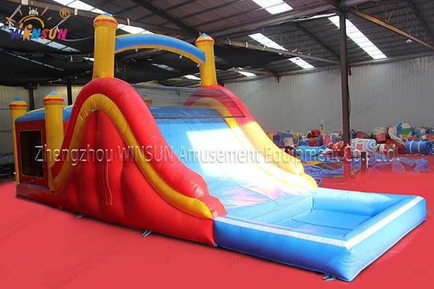 inflatable water slide with jumping castle wss300 3