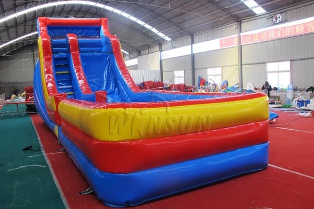 commercial inflatable water slide