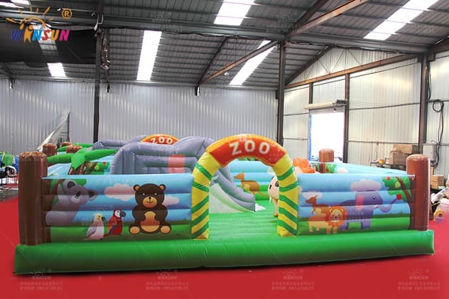 inflatable zoo bouncer price