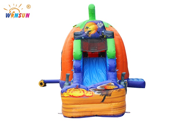 jack-o-lantern bounce house combo wsc 403 2