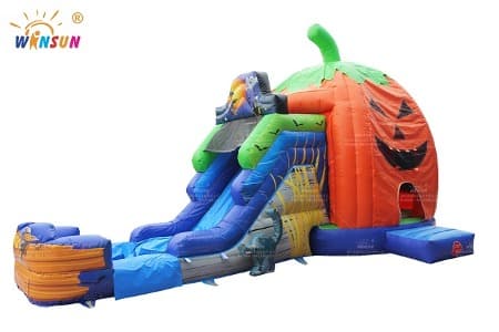 WSC-403 Jack-O-Lantern Bounce House Combo