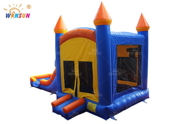 jumping castle with slide inflatable combo wsc385 2