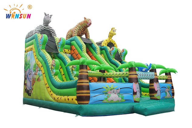 jungle animal inflatable playground wsl 123 3
