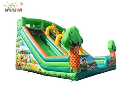 WSS-293 Jungle Animals Inflatable Slide