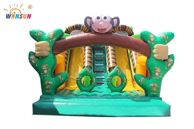 jungle monkey inflatable slide wss371 2
