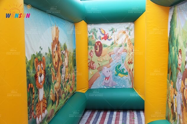 jungle theme inflatable maze wsp 360 5
