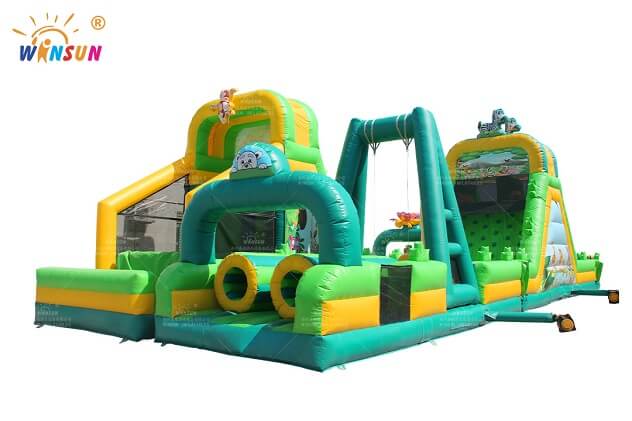 jungle theme inflatable obstacle course wsp 361 2