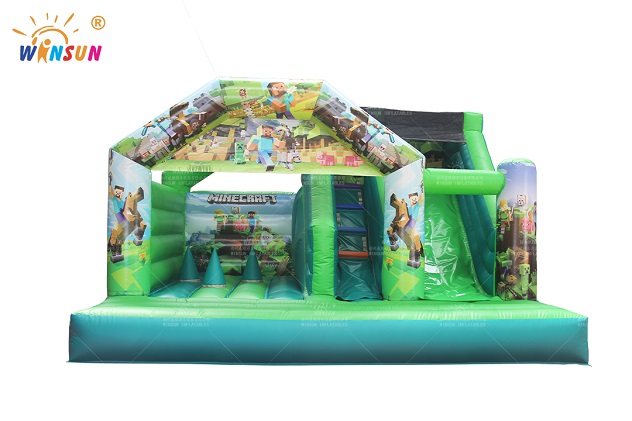 minecraft theme inflatable bounce house wsc 418 2