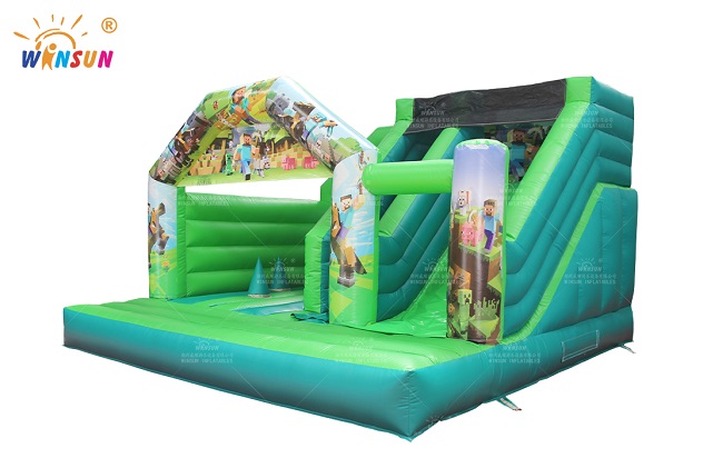 minecraft theme inflatable bounce house wsc 418 4