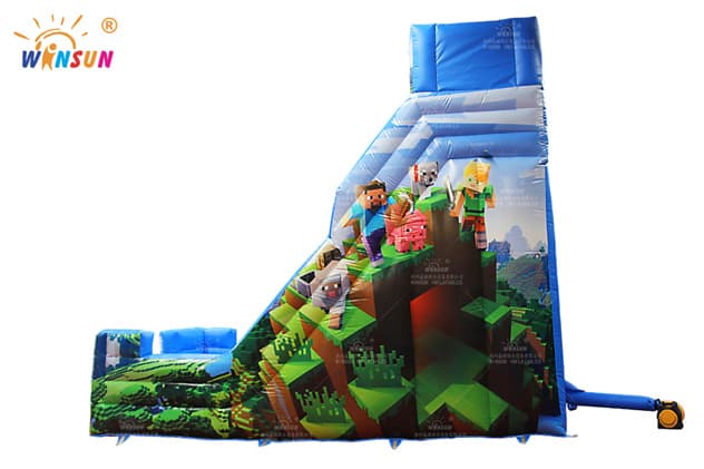 mini world game inflatable slide wss341 3