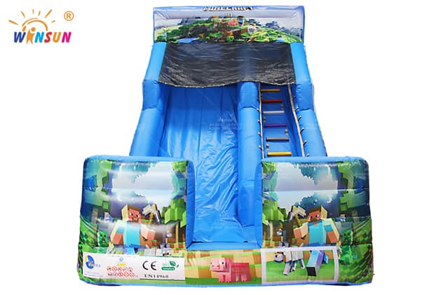 mini world game inflatable slide wss341 4