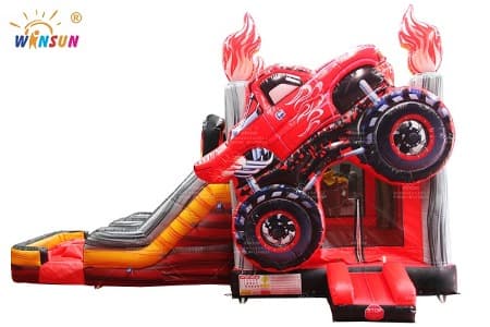 WSC-402 Monster Truck Bounce Slide Combo