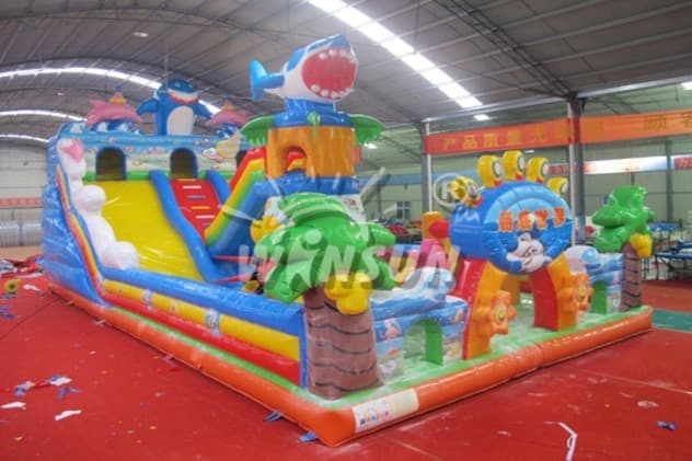 commercial ocean world bounce house