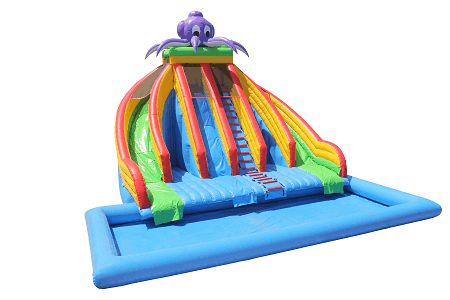 WSS-263 Octopus Inflatable Water Slide
