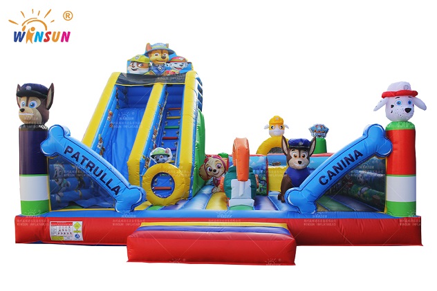 paw patrol giant inflatable playground wsl 118 2