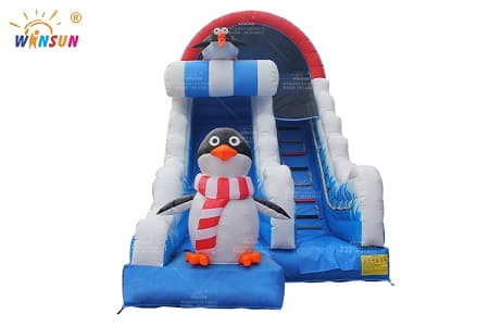 WSS-359 Penguins Inflatable Slide