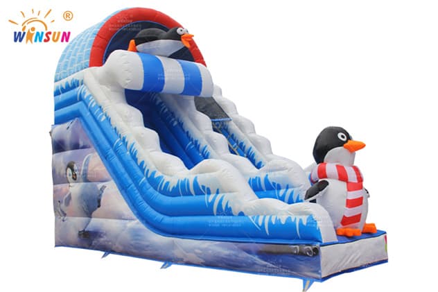 penguins inflatable slide wss359 4