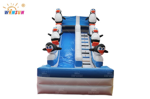 penguins inflatable water slide wss315 2