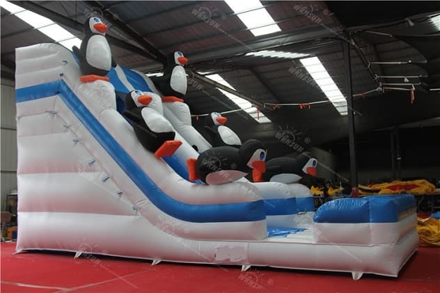 penguins inflatable water slide wss315 4