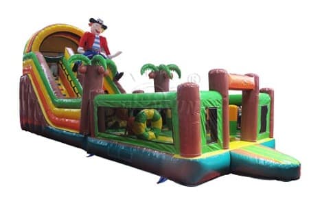 WSS-159 Pirate Bounce House With Slide