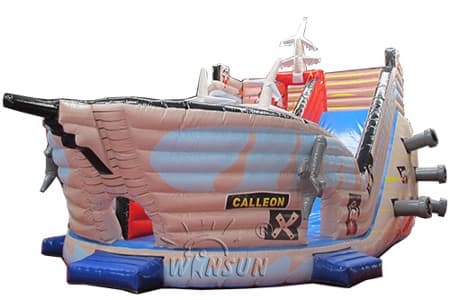 WSS-205 Pirate Ship Inflatable Slide