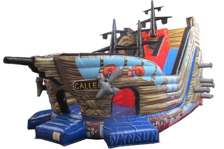 WSS-206 Pirate Ship Inflatable Slide