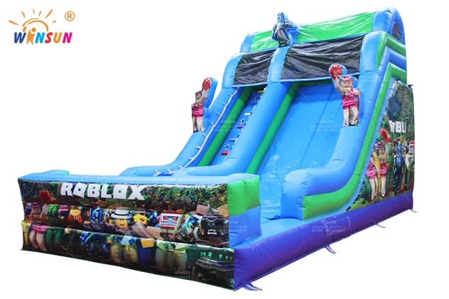roblox themed inflatable slide wss342 2