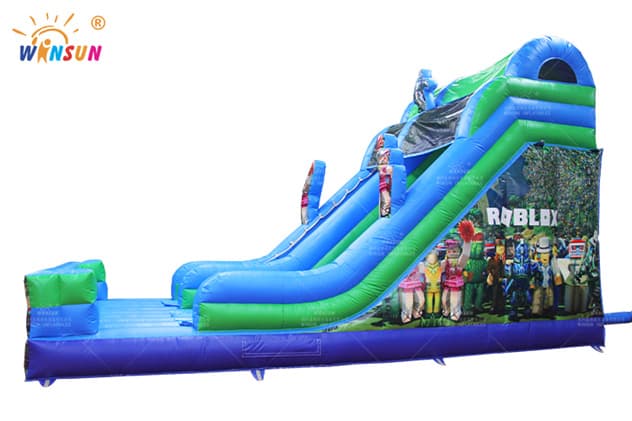 roblox themed inflatable slide wss342 5