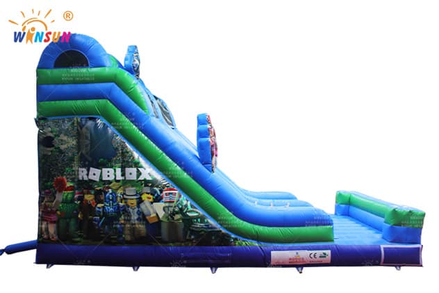 roblox themed inflatable slide wss342 6
