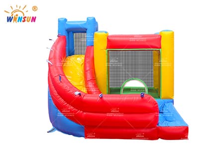 WSS-309 Inflatable Small Water Slide with Castles