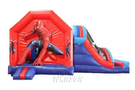 WSC-327 Spiderman Bouncy Castle With Slide
