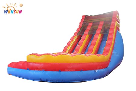 WSS-324 Three Primary Colors Inflatable Water Slide