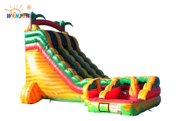 tropical marble inflatable water slide wss336 2