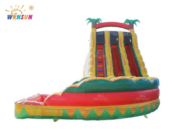 tropical marble inflatable water slide wss336 5
