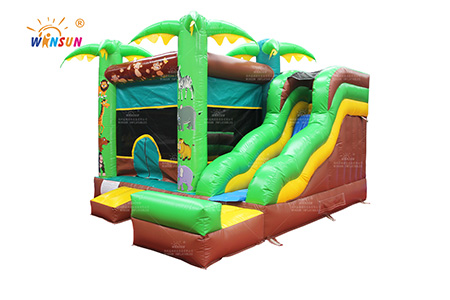 WSC-388 Wild Animals Inflatable Jumping Castle