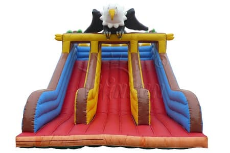 commercial double lane Inflatable Slide